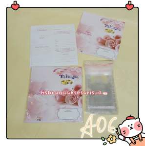 (40LEMBAR) UNDANGAN PERNIKAHAN / KARTU UNDANGAN / UNDANGAN PERNIKAHAN WEDDING BUNGA / UNDANGAN PERNIKAHAN ISIAN + PLASTIK 40LEMBAR / WCI 8315
