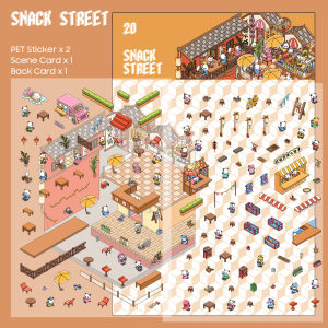 3D Paper Bubble Stickers Scene Building Collection Paperpals DIY Decorative Adhesive Labels for Business And Cultural Use