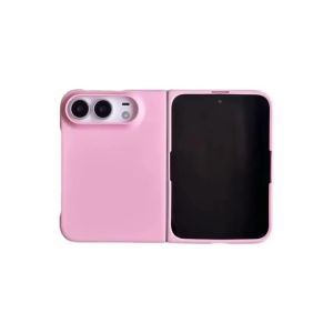 szhaiyu | Fashion Solid Pure Color Frosted Skin Feel Phone Case For iPhone Duo iPhone 18 Fold Hard Shockproof Slim Matte Back Covers