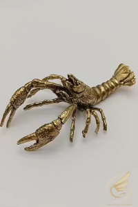 Decor Mini Tượng Tôm Hùm Tài Lộc Tượng Nhỏ Trang Trí Thủy Sinh Tiểu Cảnh Bàn Trà Bằng Đồng Thau - Đồ Đồng Thuận Tâm