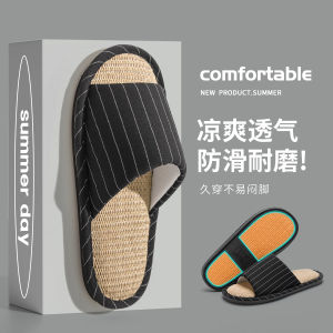 Dép Vải Lanh Cotton Cỡ Lớn Cho Nam Dép Đi Trong Nhà Chống Trượt Thoáng Khí Chống Mùi Ồn Ào Dùng Tại Nhà Dép Đi Trong Nhà