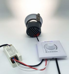 0-10V LED Dimmer Switch Wall Mounted Rotary Panel Control for Led Lights Lamp