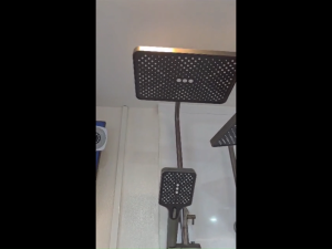 Billion B-2755 High Quality 304 S/Steel 3 Way RAIN SHOWER SET(Gunmetal Color)