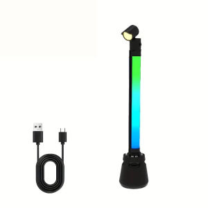 Bluetooth Speaker RGB Night Light LED Music Rhythm Lights USB Charge Decor Lamp for Live Party Festivals Birthday Christmas Gift