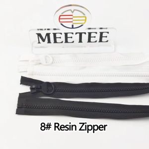 70/80/150CM Single Open Resin Zipper Down Jacket Coat Open-end Long Zip Clothing Luggage Zip DIY Sewing Accessory Sewing Supply