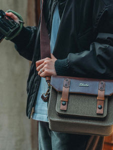 SHELV | Retro Camera Bag For Multi-Brands Shoulder Crossbody With Pressure Relief