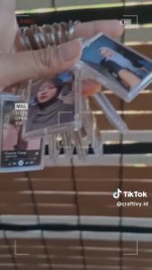 GANTUNGAN KUNCI CUSTOM FOTO POLAROID TULISAN ESTETIK GANCI AKRILIK KEY CHAIN AESTHETIC