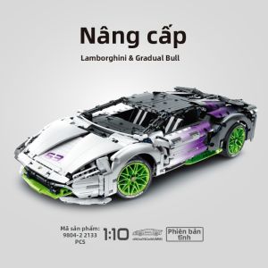 JINGGUAN | Xe Đua Trượt Điều Khiển Từ Xa Màu Đèn Bóng Đồ Chơi Xếp Hình