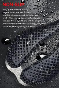 PLSELIS Seat Cushion 3D Printed Titanium Alloy Road Bike Seat Cushion Breathable Shock Absorption Comfortable Soft and Hard Part
