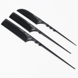 แปรงแต่งผมแบบแหลมหางโค้งรูปสี่เหลี่ยม แปรงแต่งผมแบบหัวแหลมสำหรับผู้นำด้านเครื่องสำอาง แปรงแต่งผมแบบพกพาจากญี่ปุ่น