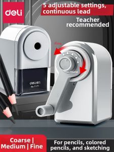 deli | Drawing Suitable Automatic Hand-cranked Pencil Sharpener