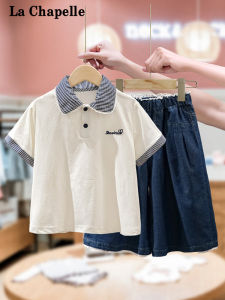 La Chapelle | Bộ Áo Polo Mới Cho Bé Gái 2 Chiếc