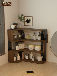 Wooden Cosmetic Storage Rack Bedroom Desktop Makeup Perfume Display Shelf Multi Level Cream Organizer Wood Crafted
