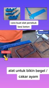 ALAT TEKUK BESI BETON penekuk besi behel tekuk pondasi bangunan spek 12 mm
