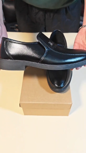 【With Shoe BOX】2025 Korean Mens Business Shoes Formal Leather Shoes Casual Office School Shoes (ADD SIZE)