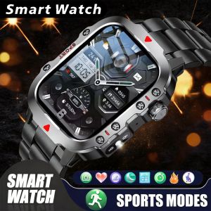 24H Ship 2026 Smart Watch Men Outdoor 2.01" Screen 3AT Waterproof Watches Bluetooth Call Ai Voice Sport Smartwatch For Android IOS