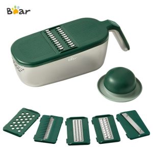 Bear CX-D0015 Kitchen Multi-Function Vegetable Cutter/Grater/Optional Six Kinds Of Blades 小熊切菜器(六刀)