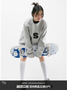 เสื้อสเวตเตอร์คอตั้งแขนยาวปักลาย Blackbb/2025 ทรงหลวม ทรงหลวม แขนยาว ปกติ ปกติ ฤดูใบไม้ร่วง 2023 ฤดูใบไม้ผลิ