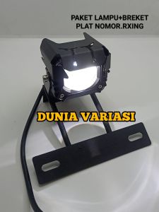 paket 2item lampu tembak ROBOT+breket rxing/lampu LED robot 2 warna putih kuning 2 mode PNP rxing Bandung