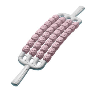 GUOQI | 4 Rows Flexible Spiky Massage Roller Childrens Muscle Relaxation and Stretching