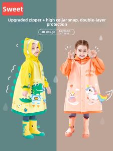 Waterproof Children Raincoat Backpack Holder