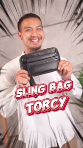EVERNEXT - CLUTCH BAG KULIT PRIA ANTI AIR SLING POUCH BAG TORCY WATERPROOF POUCH BAG PRIA ANTI AIR