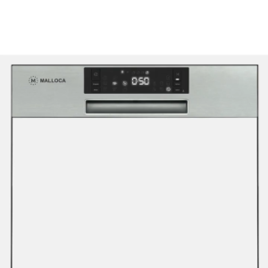 Máy rửa chén âm tủ Malloca MDW14B09FI 14 bộ tự động mở cửa cuối chu kỳ rửa vận hành êm 44dB
