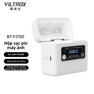 VILTROX(Viltrox) | Pin Sạc USB-C Cho Máy Ảnh Sony a7c2 a7m3 a7m4 a7r3 a6600 FX30 ZV-E1 Dual Slot