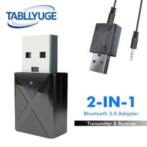 3.5mm AUX Jack Transmitter Receiver Mini KN320 USB Wireless Bluetooth 5.0 Audio Adapter for TV PC MP3 Speaker Earphone Car Kit