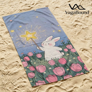 Bunny Star Wand Quick Drying Beach Towels Ultra Lightweight Fast-drying Super Absorbent It is a must-have item for summer