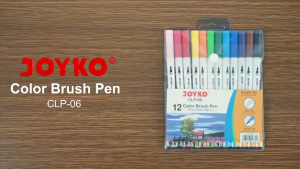 Color Brush Pen / Pena Kuas Warna Joyko CLP-06 / 12 warna / color
