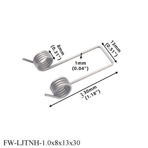 10pcs/lot Garbage Wastebin Lid Repair Adjustable Double Torsion Springs For Garbage Can