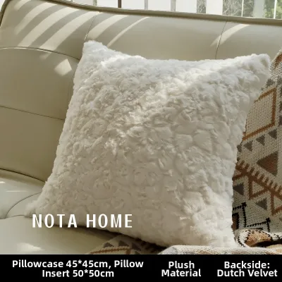 French Style Pillow Luxury Sofa Backrest Cushion Square Shape PP Cotton Filling Plush Material for Living Room And Bed Girls Sleep