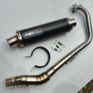 Knalpot Racing MXR AUTO RACING type XR-02 Blacn Coating Pnp Vixion Fu Mx Cb150r Cbr150 R15 Sonic dll