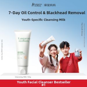 KANGAROO MOMMY Oil Control Acne Removal Face Wash for Teenagers Kangaroo Mommy