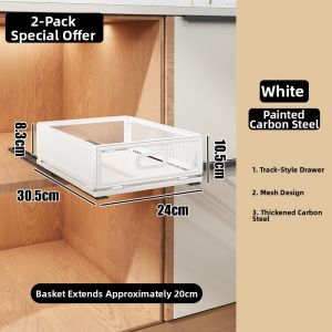 QIMAHUANGZI | Sliding Drawer-style Kitchen Storage Rack