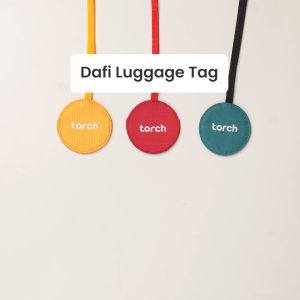 Torch Dafi Round Luggage Tag Gantungan Label Koper Tas Backpack