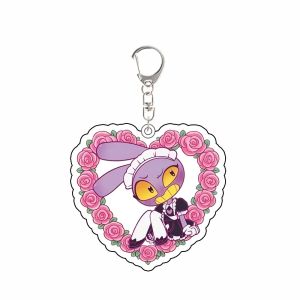Bandai | For TADC Anime Peripheral Zooble Ragatha Pomni Jax Gangle Caine Acrylic KeyChain Custom Cartoons Backpack Pendant Festival Gift
