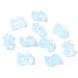 20 Chiếc Đầy Màu Sắc Lampwork Hình Gấu Hạt 14x12mm Kính Rời Miếng Đệm Cho DIY Trang Sức Vòng Tay Hàng Thủ Công Phát Hiện