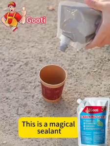 [COD] GOOTI Cement Floor Crack Repair Agent High-strength Roof Waterproofing And Leak Repair Material Wall Grouting Adhesive Joint Filling And Leak Sealing King 500G