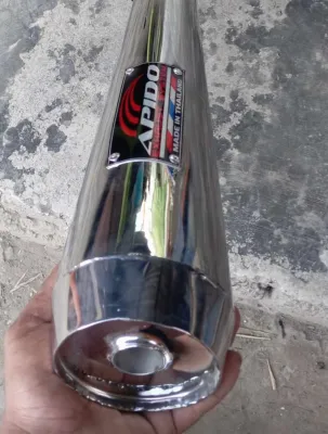 Stainless Chicken Pipe for Tmx Alpha 125/ Rusi 125/150/175/ Skygo with Tatak Apido