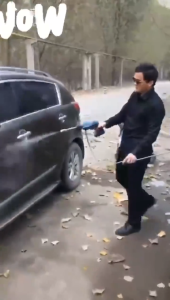 High Pressure Cordless Car Washer Rechargeable Portable Self‑priming Water Spray Gun for Car & Motorcycle Cleaning with Toolbox