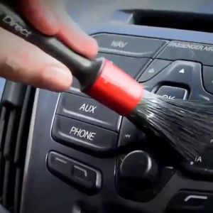 5PCS Car Motorcycle Detailing Brushes Car Wash Slit Brush Clean Seat Detail Brush for Cleaning