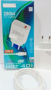 Charger Hot 40i 280W Fast Charger Super Vooc Super Fast Charge Support Fast Charging