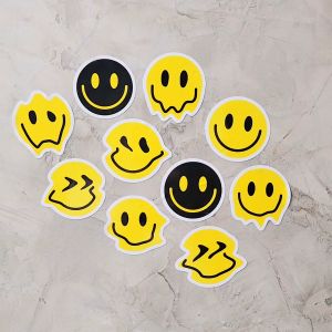 สติกเกอร์ สายยิ้ม Smile สติกเกอร์น่ารัก สติ๊กเกอร์แนวๆ 10 ชิ้น