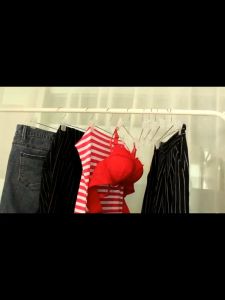 Plastic Clothes Hanger Portable Hanger Pants Rack Clothing Rack with Clip