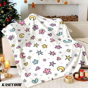 Whimsical Wonders Winter Summer Flannel Blanket Throw Fleece Soft Fuzzy Plush Cozy Fleece Blankets for Sofa Ideal Gifts