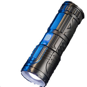 ESMARTER | AG55 Outdoor LED Flashlight with Laser Wick Long-Range Emergency USB Rechargeable Power Bank Function Mountaineering Torch Light