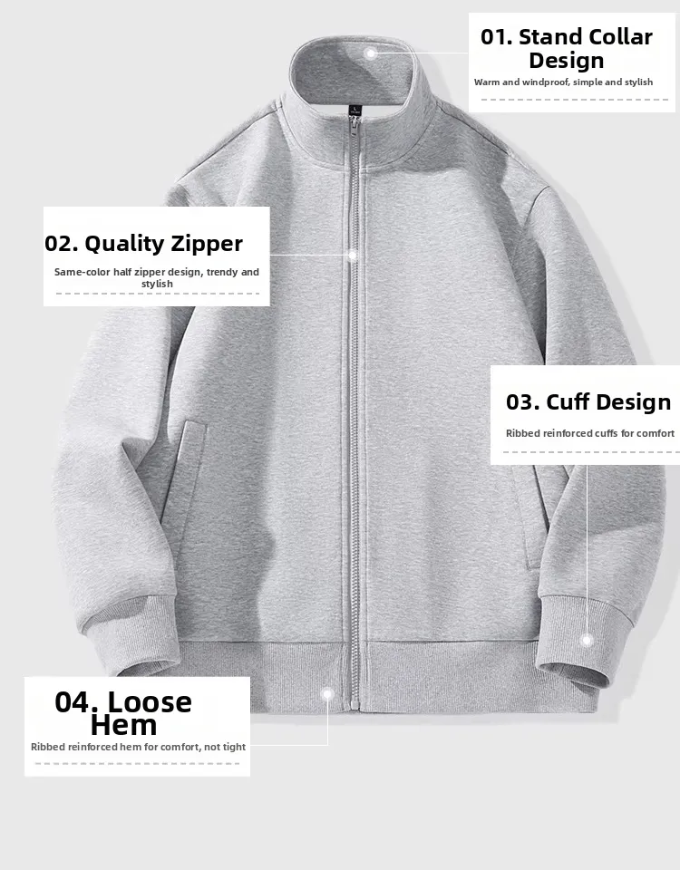TUCANO | Autumn Stand-collar Loose Men's Sport Jacket | Lazada