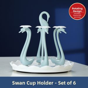 Rotatable Swan Style Cup Rack